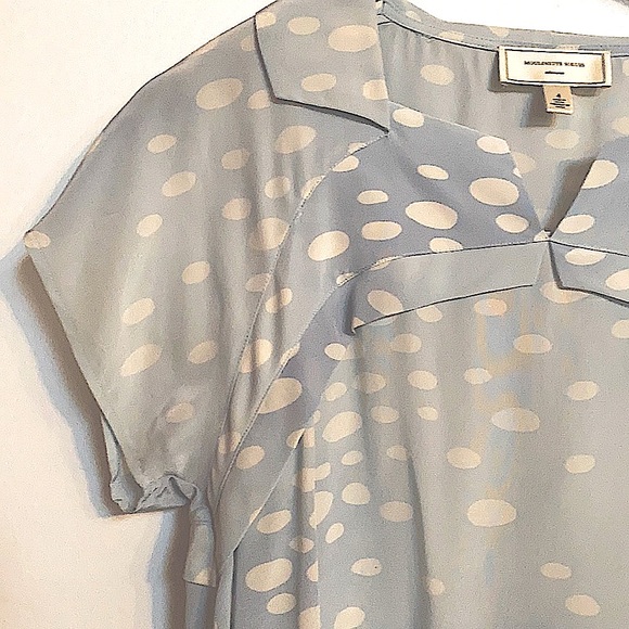 Anthropologie Silk Ombré Cloud Bubble Top - Picture 3 of 4